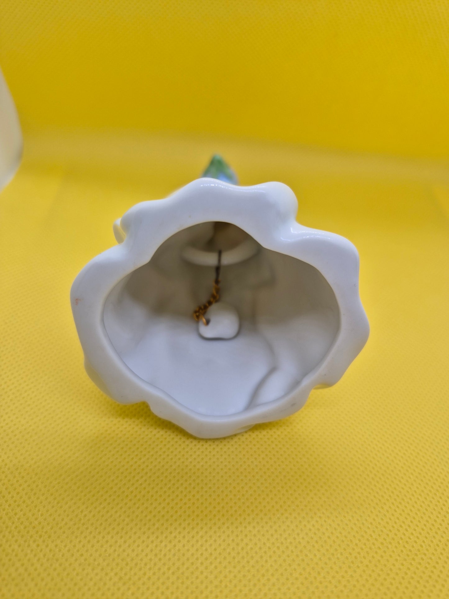 Avon 1983 Good Luck Bell , Elf on a tulip.