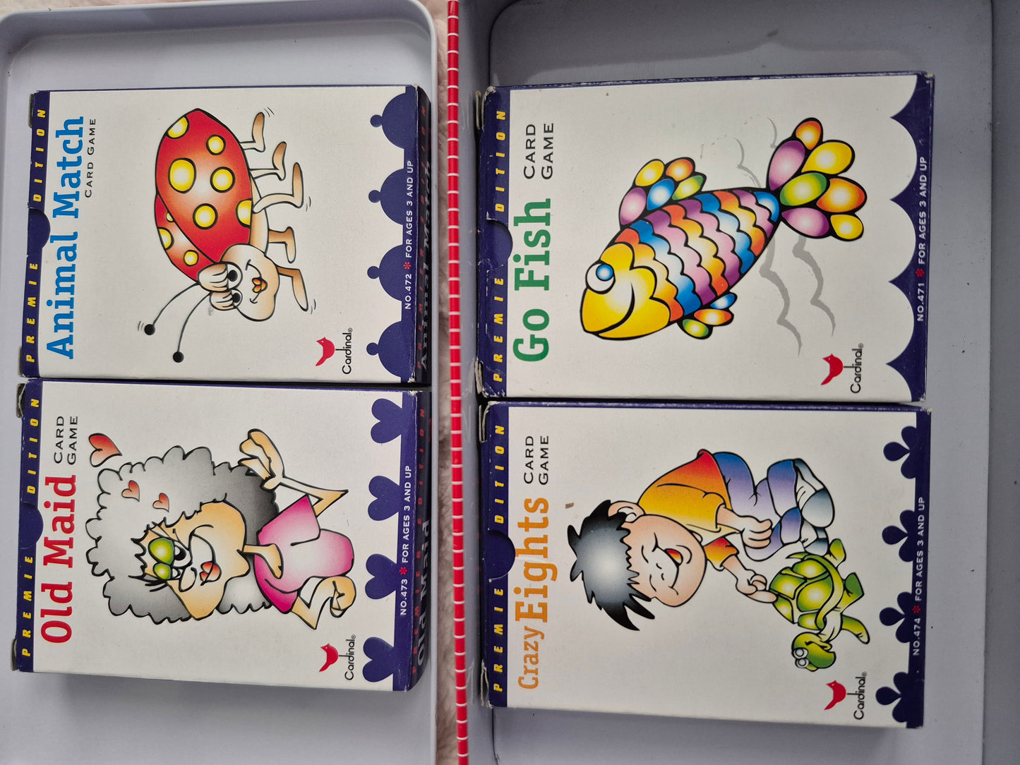 KIDZ CARDZ in colorful tin