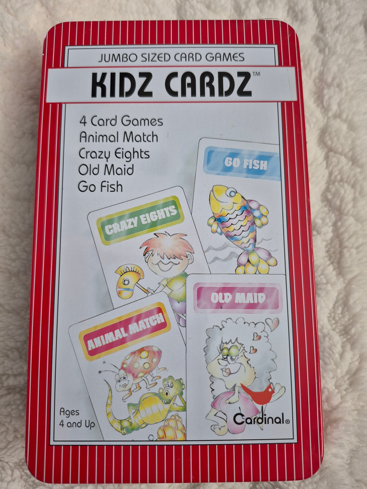 KIDZ CARDZ in colorful tin